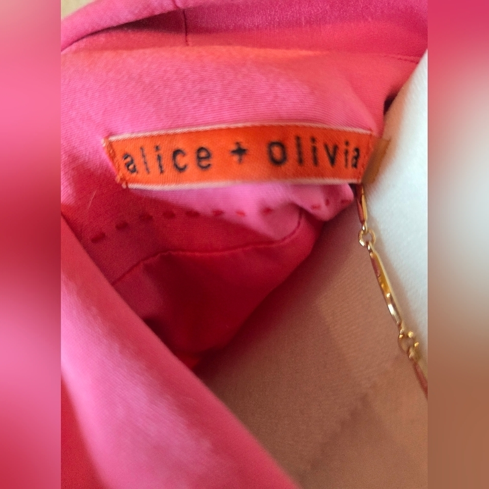 Alice + Olivia Vibrant Pink Blazer - Picture 4 of 6